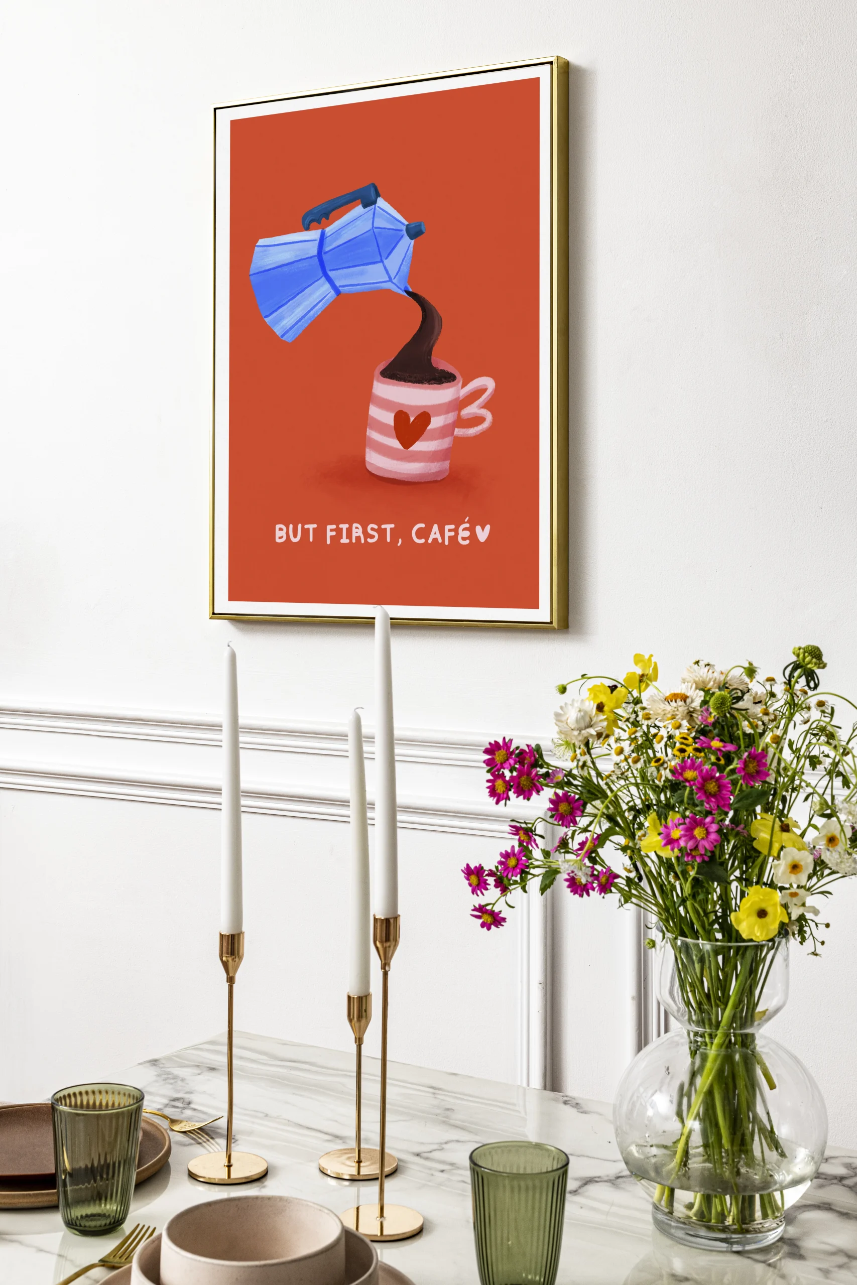 But First, Café – Edición Limitada Art Print - Image 2